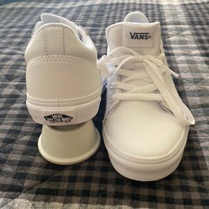 Vans youth size 5.5, white,new without tags